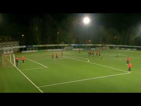 Fussballtraining: Torschusstraining mit Passen, Reaktion und Gegnerdruck