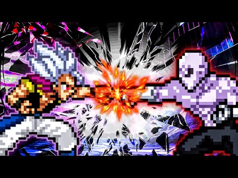 Gogeta Ultra Ego Instinct V2 (New) VS Jiren Full Power in Jump Force Mugen