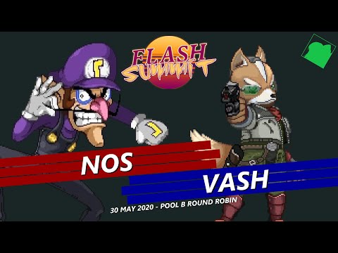 NoS (Waluigi) vs Vash (Fox) - Pool B Round Robin - Flash Summit