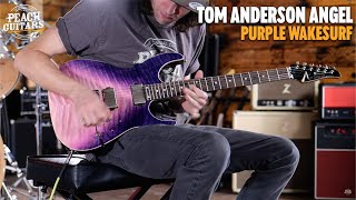 Video thumbnail for No Talking...Just Tones | Tom Anderson Angel Hollow | Purple WakeSurf with Binding & Case by Peach Guitars