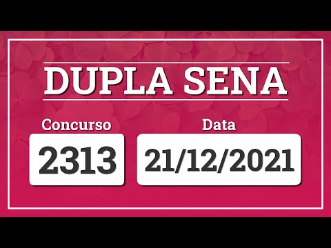 Capa de DUPLA SENA 2313