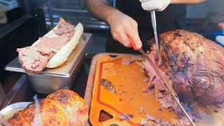 Roast Beef and Salty Beef. Big Juicy Sandwiches. London Street Food