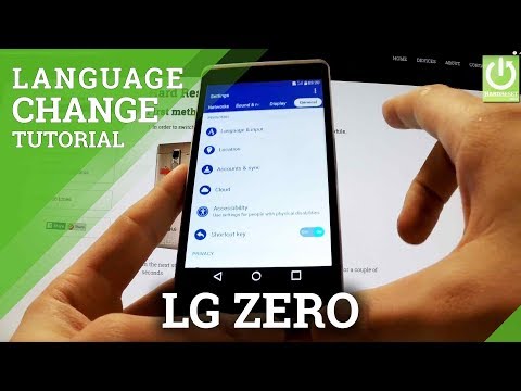 Languages Settings in LG Zero H650E - How to Change Language in LG