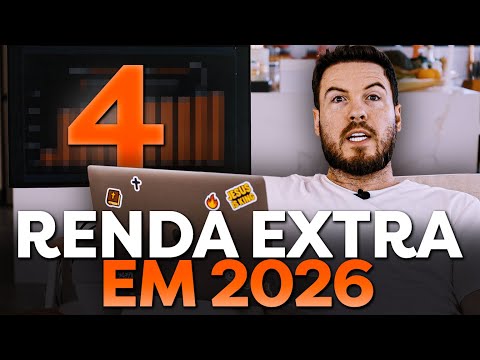 4 MANEIRAS DE FAZER RENDA EXTRA SEM SAIR DE CASA EM 2026