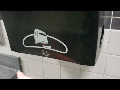 Kimberly-Clark paper towel dispenser trick