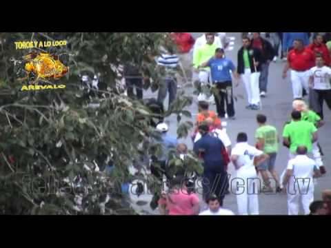 Primer Encierro Arévalo 2014 Domingo 6 de Julio