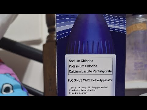How To Use Sinus Care/Paano gamitin ang sinus care kit.