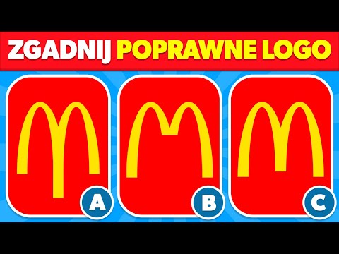 Zgadnij Poprawne Logo ✅🤔 | 55 Znanych Logotypów | Quiz Logo 2025