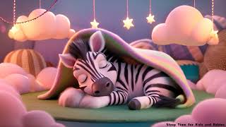 🦓Zebra&#39;s Lullaby - Gentle Sleep Music for Babies and Kids🛌🌙