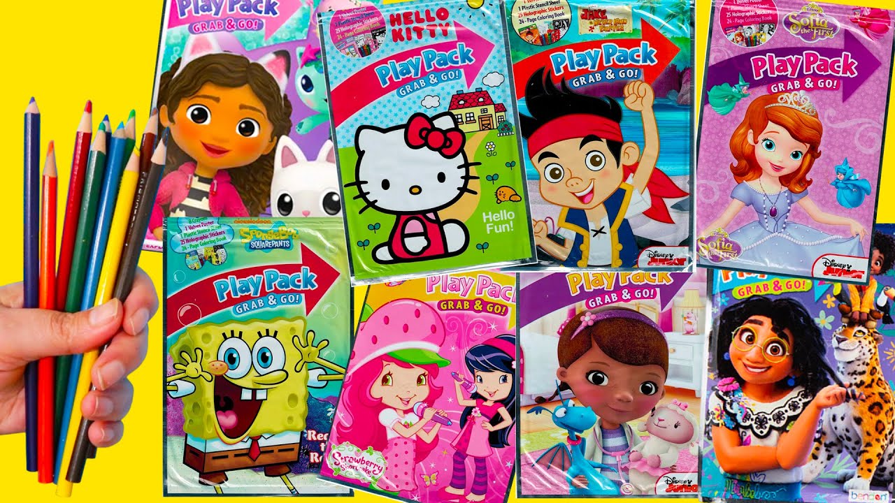 Coloring Play Packs Compilation