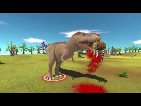 T-rex vs every unit |Animal Revolt Battle Simulator