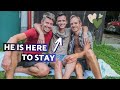 We found an American in our garden | European gay couple homestead vlog