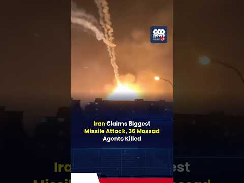 Iran Claims 36 Mossad Agents Killed in Major Missile Attack on Israel | Middle East Tensions Rise