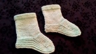 Socks On Two Needles ( 1 Year Baby ) in Urdu/Hindi by Azra Salim
