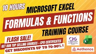Free Excel Formulas and Functions Course (10 Hours)
