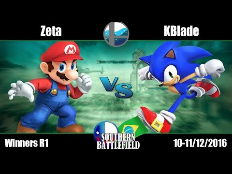 Southern Battlefield: OZN | Zeta (Mario) vs RP | KBlade (Sonic) - Winners R1