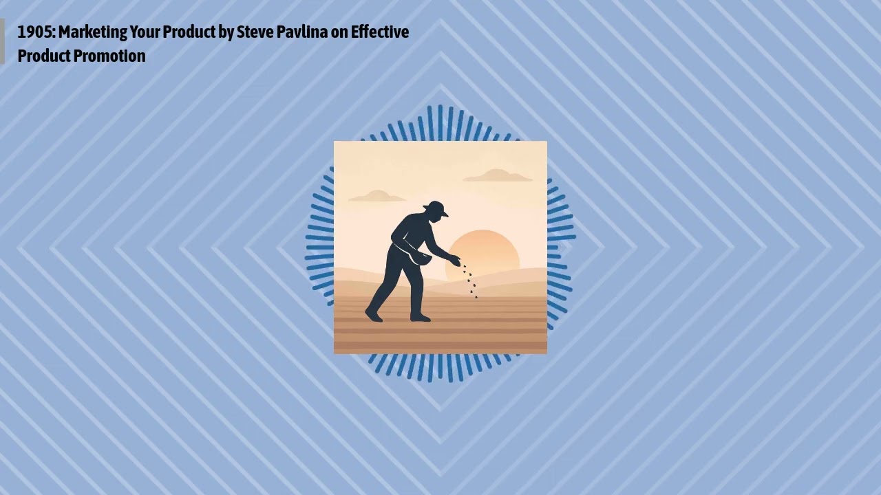1905: Marketing Your Product by Steve Pavlina on Effective Product Promotion | Optimal Work...