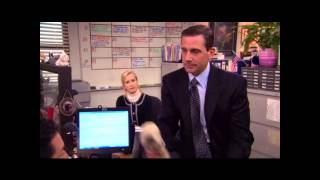 The Office - Michael says goodbye to Oscar