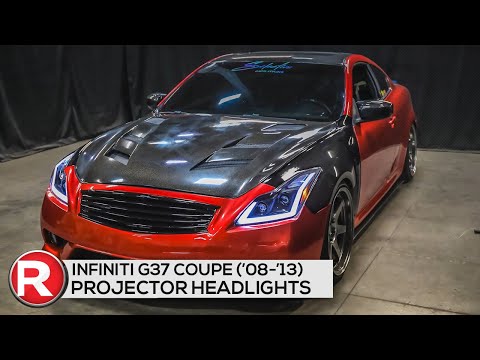 Spec-D Projector Headlights Infiniti G37 Coupe (08-13) Q60 (14-15) DRL LED Sequential Signal