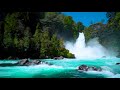 Huilo Waterfall and River 4k in Chilean. Relaxing Nature Sounds, Waterfall, White Noise for Sleep.