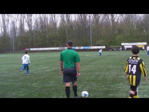 DWO D2 - HVV D4, 1ste helft   2-04-2016