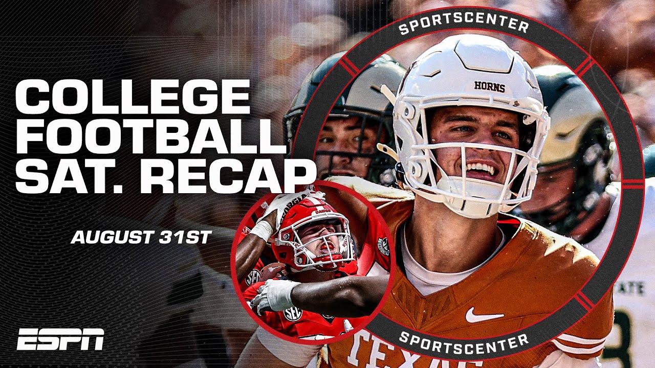 COLLEGE FOOTBALL RECAP: Arch Manning passes FIRST TD, Clemson falls to Georgia & MORE | SportsCenter