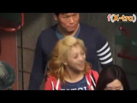 [Fancam] 110508 f(Amber, Luna) - After Inkigayo