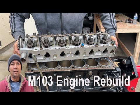 Restored the 1988 Mercedes Benz M103 Engine