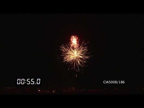 CIA5008/186 - Cake Ø20mm-30mm-45mm 186s 120sec H40m Cat.4 Nec. 3250 1.3G 1/1