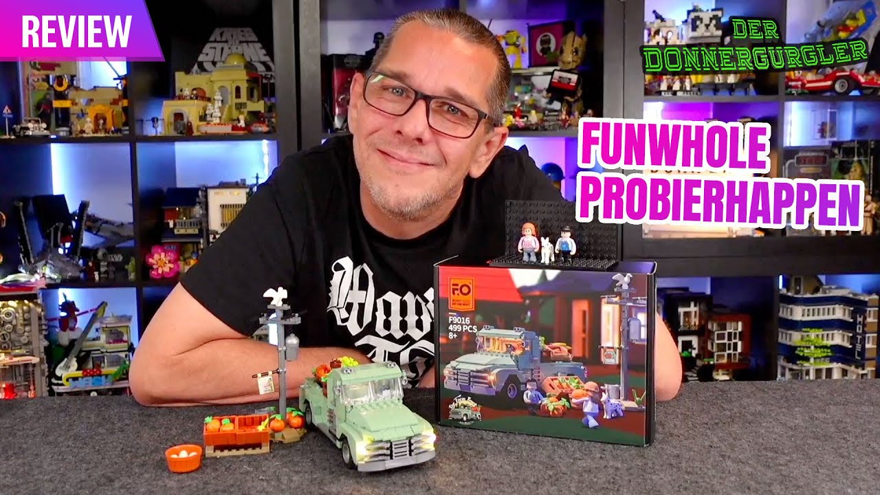 FUNWHOLE - The Farm Truck  (F9016)  Ein tolles Probierpaket der Lego Alternative mit Beleuchtung