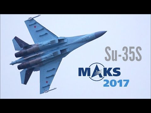 MAKS 2017 - SU-35S defies the laws of physics! - HD 50fps