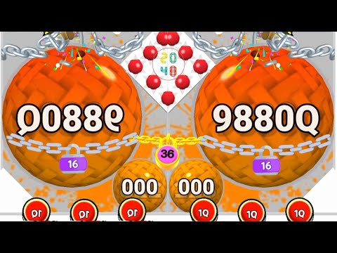 Satisfying Mobile Gameplay/ Puff Up - balloon puzzle vs merge jump 2048 - 2048 Ball gameplay part #5
