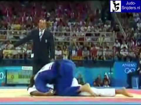 Judo 2004 Athens: Khergiani (GEO) - Akhound Zade (IRI) [-60kg].
