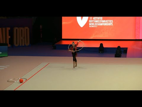 Viktoriia Onopriienko Hoop Qualification 32,500 - World Championships Valencia 2023