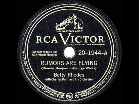 1946 HITS ARCHIVE: Rumors Are Flying - Betty Rhodes