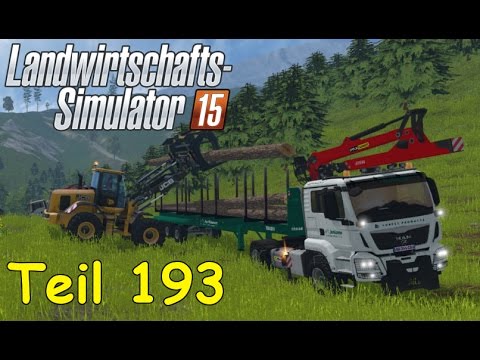 Let's Play LS15 Forstwirtschaft Teil 193 - RIESIGE BAUMSTÄMME VERLADEN [The Alps] | Liongamer1
