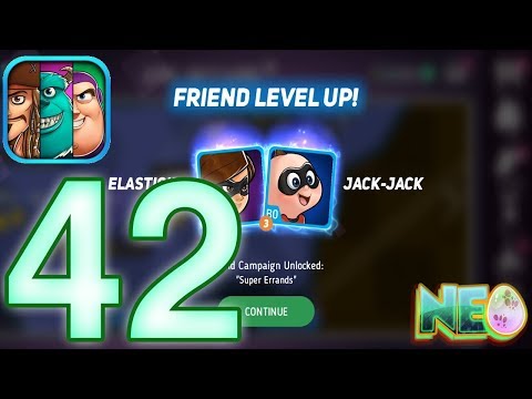 Disney Heroes: Battle Mode Gameplay Walkthrough Part 42 - Friendship Level Up! (iOS, Android)