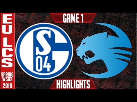 S04 vs ROC Highlights | EU LCS Week 5 Spring 2018 W5D2 | FC Schalke 04 vs Roccat Highlights