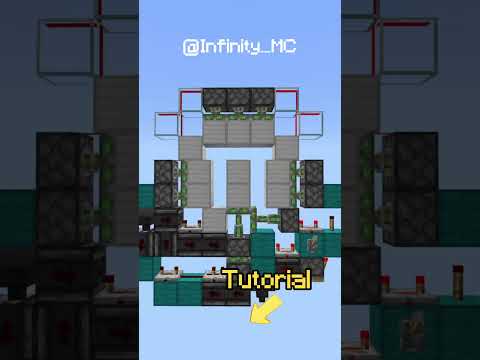 3x3 Piston Door [Minecraft Bedrock] #minecraft