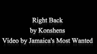 Right Back - Konshens (Lyrics)