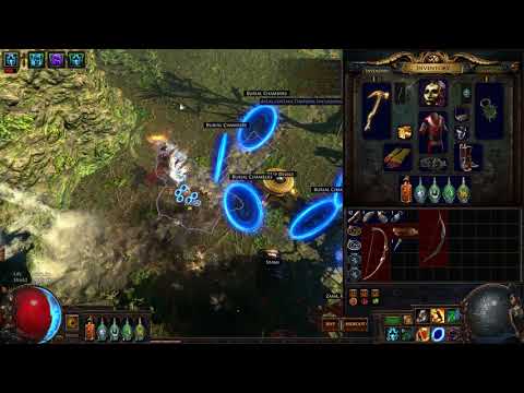 Path of Exile 3.3.  Vaal Blade Vortex Autobomber starter build guide. Cheap and Fast