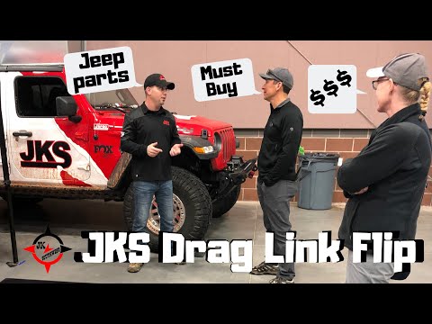 Jeep steering upgrade -- JKS drag link flip & Currie tie rod