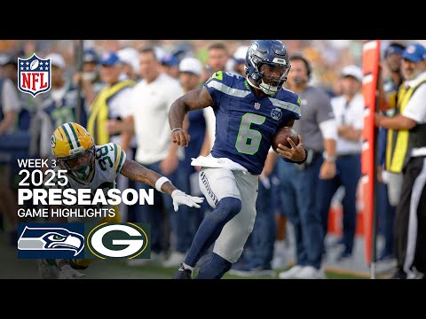 Seattle Seahawks vs Green Bay Packers | 2025 Preseason Week 3