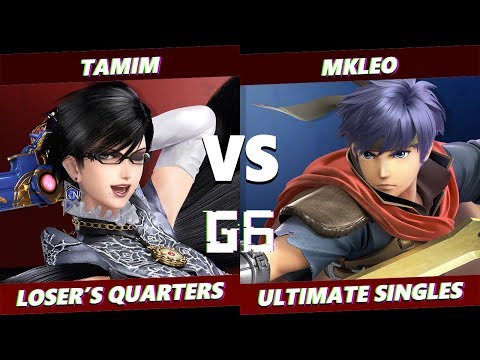 Glitch 6 SSBU -  EMG | Tamim (Bayonetta) VS  FOX MVG | MKLeo (Ike) Smash Ultimate Loser's Quarters