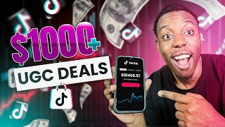 How To Sign $1000 UGC Deals With TikTok