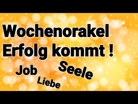 Wochenorakel 14-20 Dezember ❤ Es stellt sich ein schöner Erfolg ein. Erfahre mehr im Orakel
