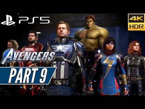 MARVEL’S AVENGERS (PS5) Walkthrough Gameplay PART 9 [4K 60FPS HDR] - No Commentary