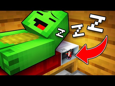 JJ Live Inside of Mikey’s Base Until He Notices in Minecraft (Maizen)