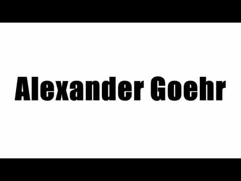 Alexander Goehr