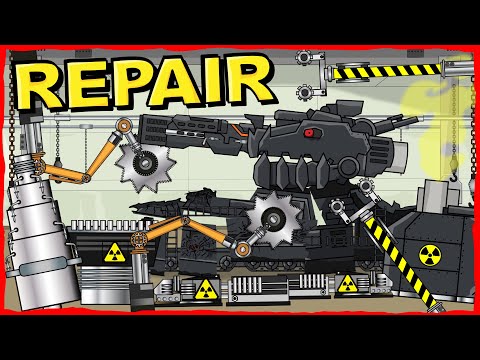 Atomic Monster in Repair - Cartoons about tanks